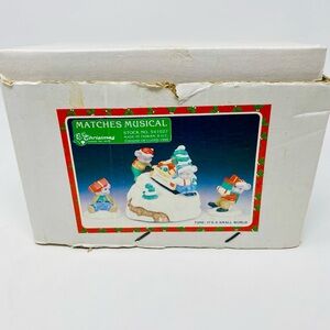 HOUSE OF LLOYD Matches Musical #541027 It's A Small World 3 piece Set In Box